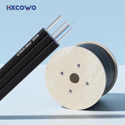 Outdoor Armored Fiber Optic Cable GJYXCH 1KM 2KM Single Mode 1/2/4 Cores with Operating Temperature 40~+70 for Telecom Communication